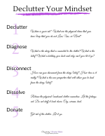Declutter Your Mindset
in 5 Simple Steps